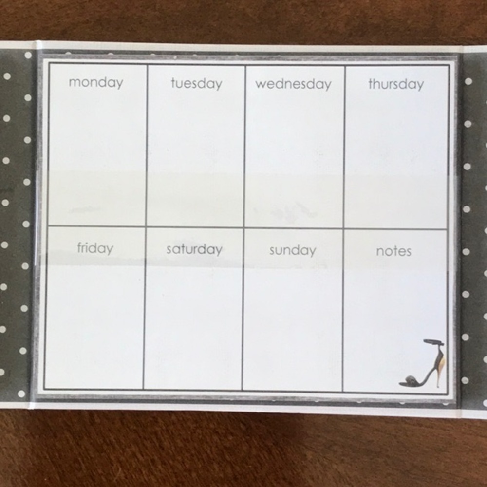 NWT Notebook and Weekly Organizer Set - Picture 5 of 7